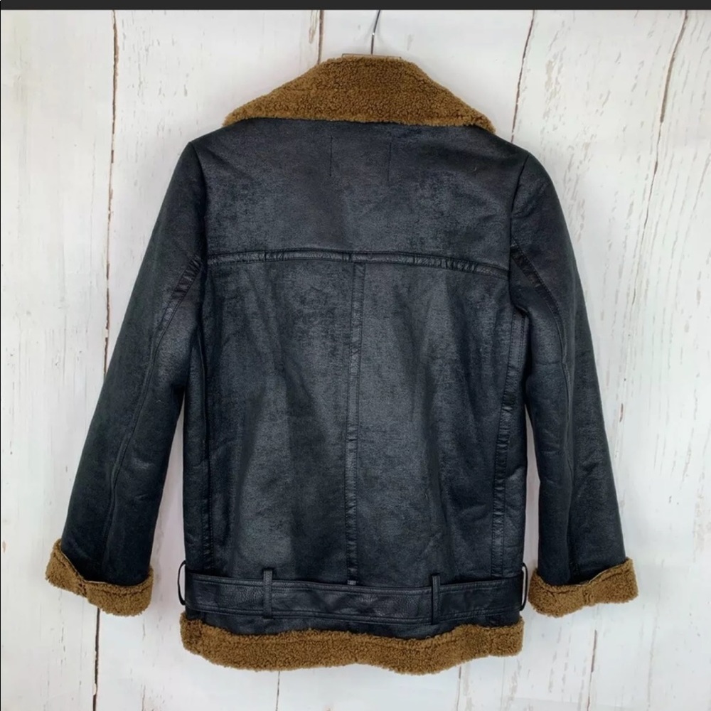 bnwt zara // shearling coat - Picture 4 of 6